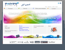 Tablet Screenshot of expresprinting.ro